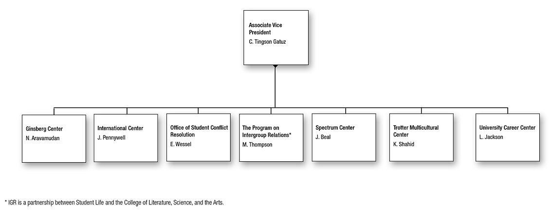 Student Life – Student Learning Organization Chart