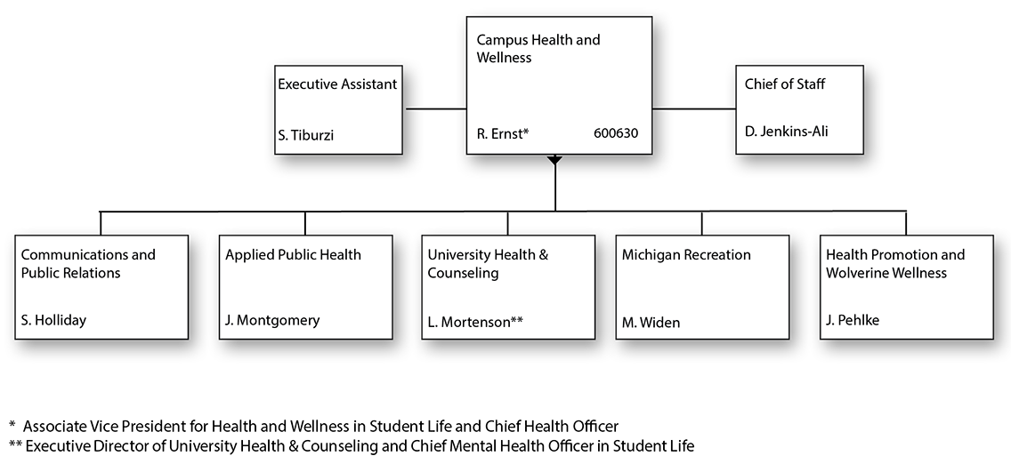 Office of the Chief Health Officer Organizational Chart