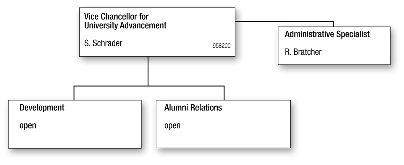 UM-Flint Vice Chancellor for University Advancement Organization Chart